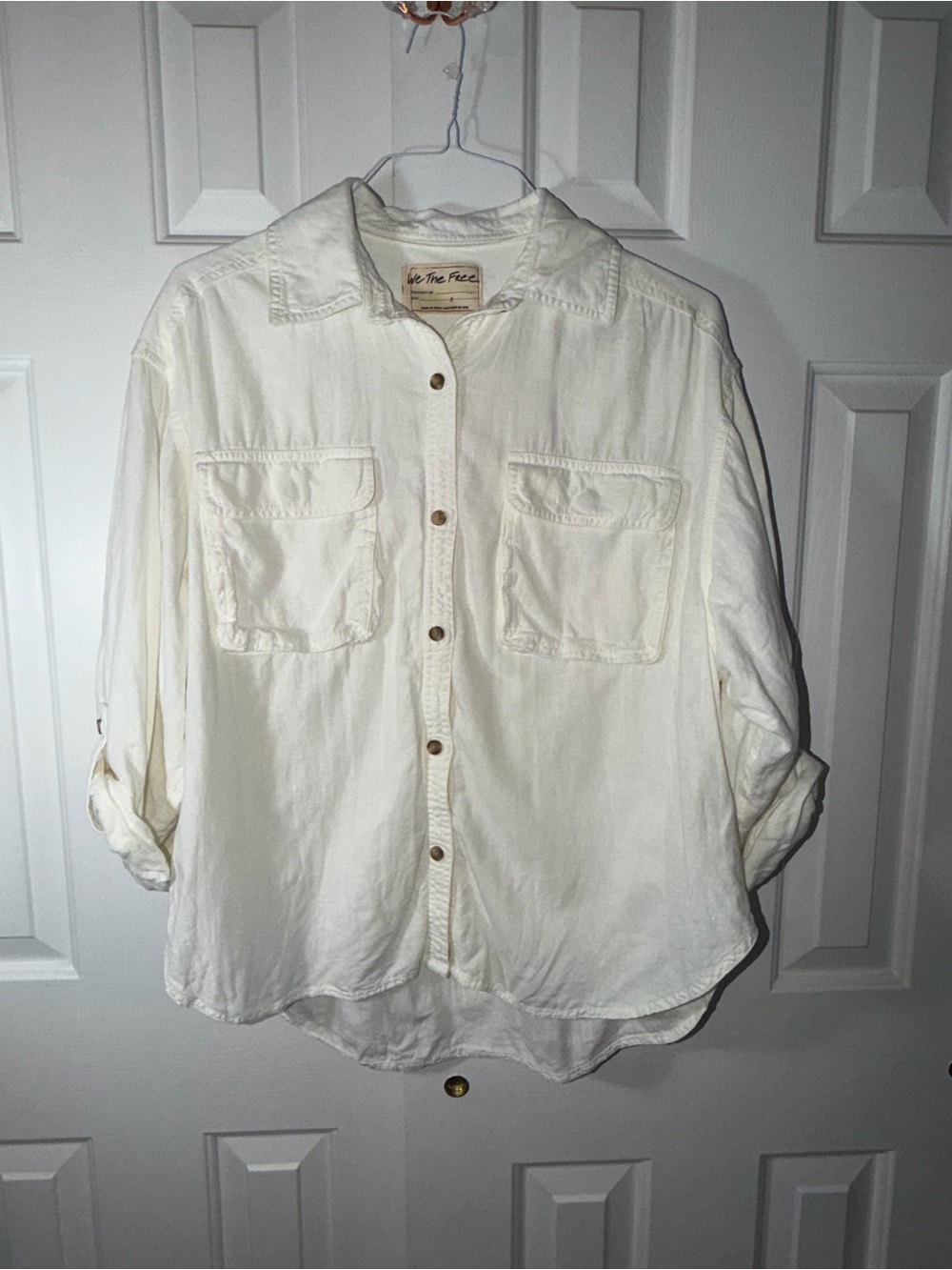 We The Free white button down
